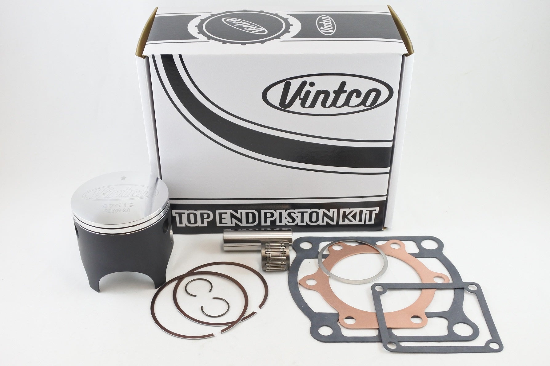 TOP END PISTON KIT 80-81 YAMAHA YZ 250 72mm 2.0mm OVER VINTCO KTY12-2.0