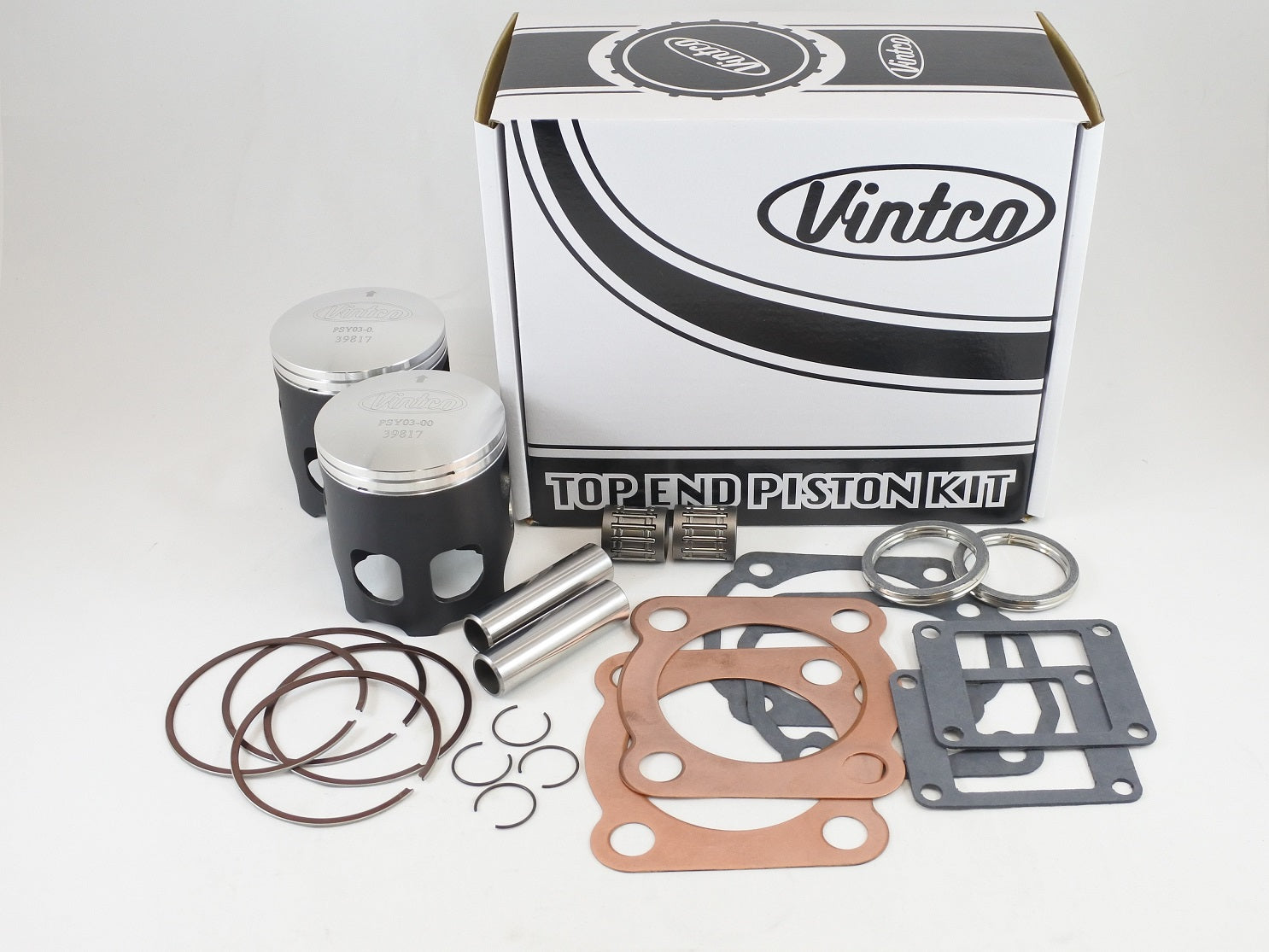TOP END PISTON KIT 76-78 YAMAHA RD 400 64.0mm STANDARD VINTCO KTY14-00