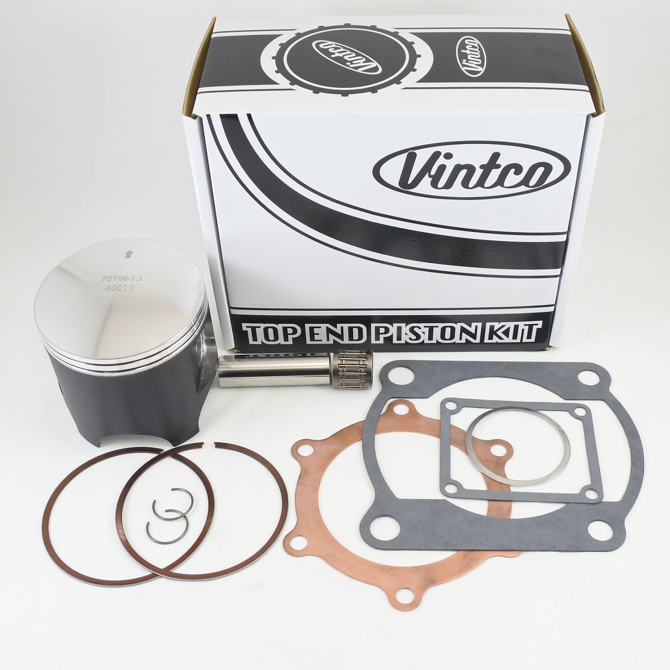 TOP END PISTON KIT 80-81 YAMAHA YZ 465 86.5mm 1.5mm OVER VINTCO KTY16-1.5