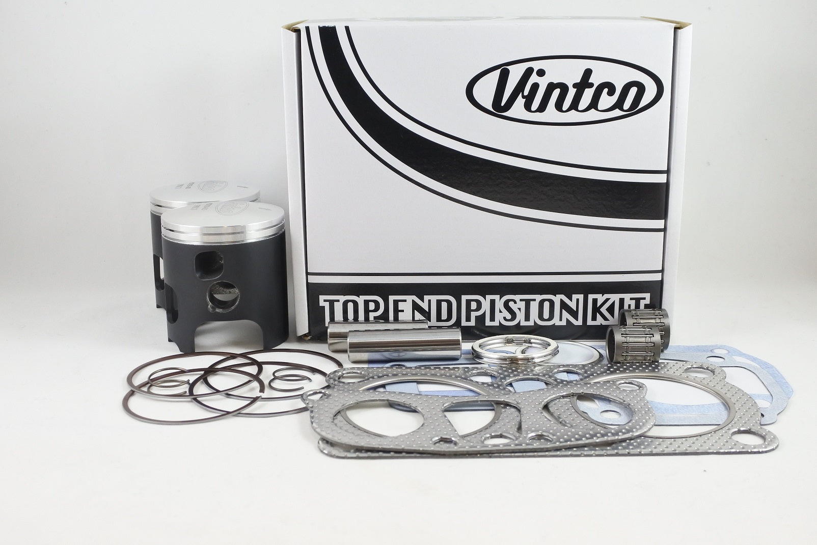 TOP END PISTON KIT 79-79 YAMAHA RD 400 64.5mm 0.5mm OVER VINTCO KTY18-0.5