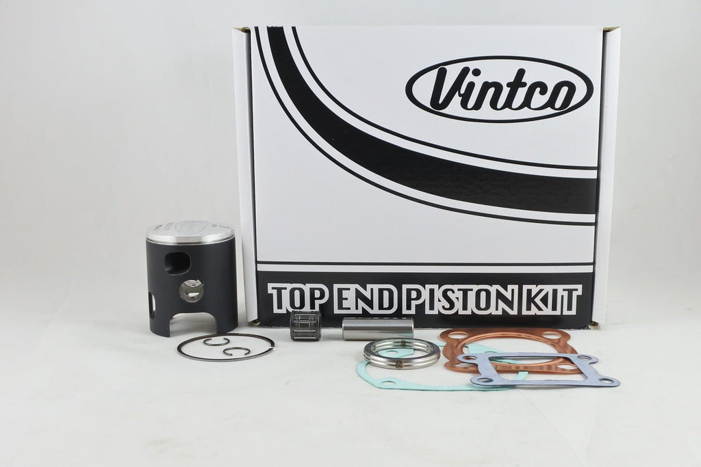 TOP END PISTON KIT 74-75 YAMAHA TY YZ 80 48.5mm 1.5mm OVER VINTCO KTY20-1.5