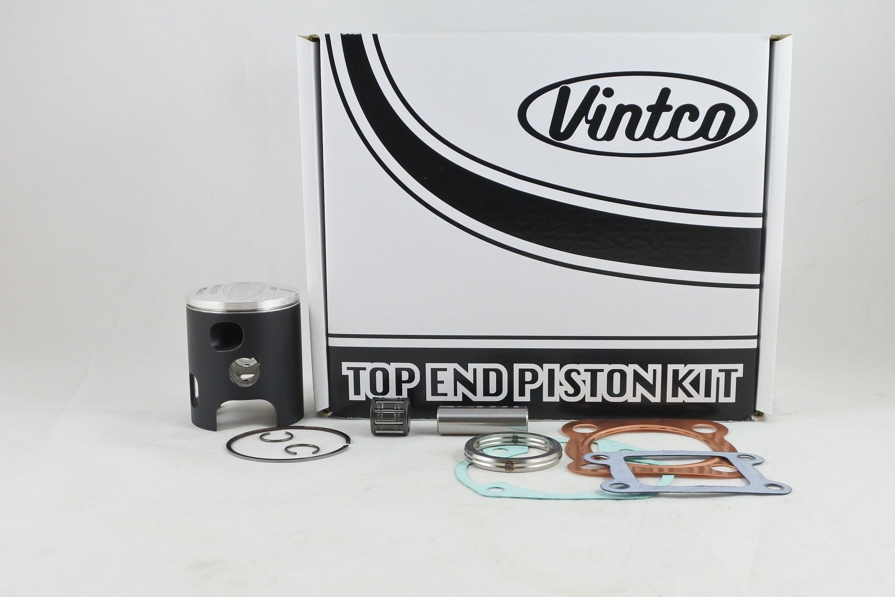 TOP END PISTON KIT 74-75 YAMAHA TY YZ 80 48.5mm 1.5mm OVER VINTCO KTY20-1.5