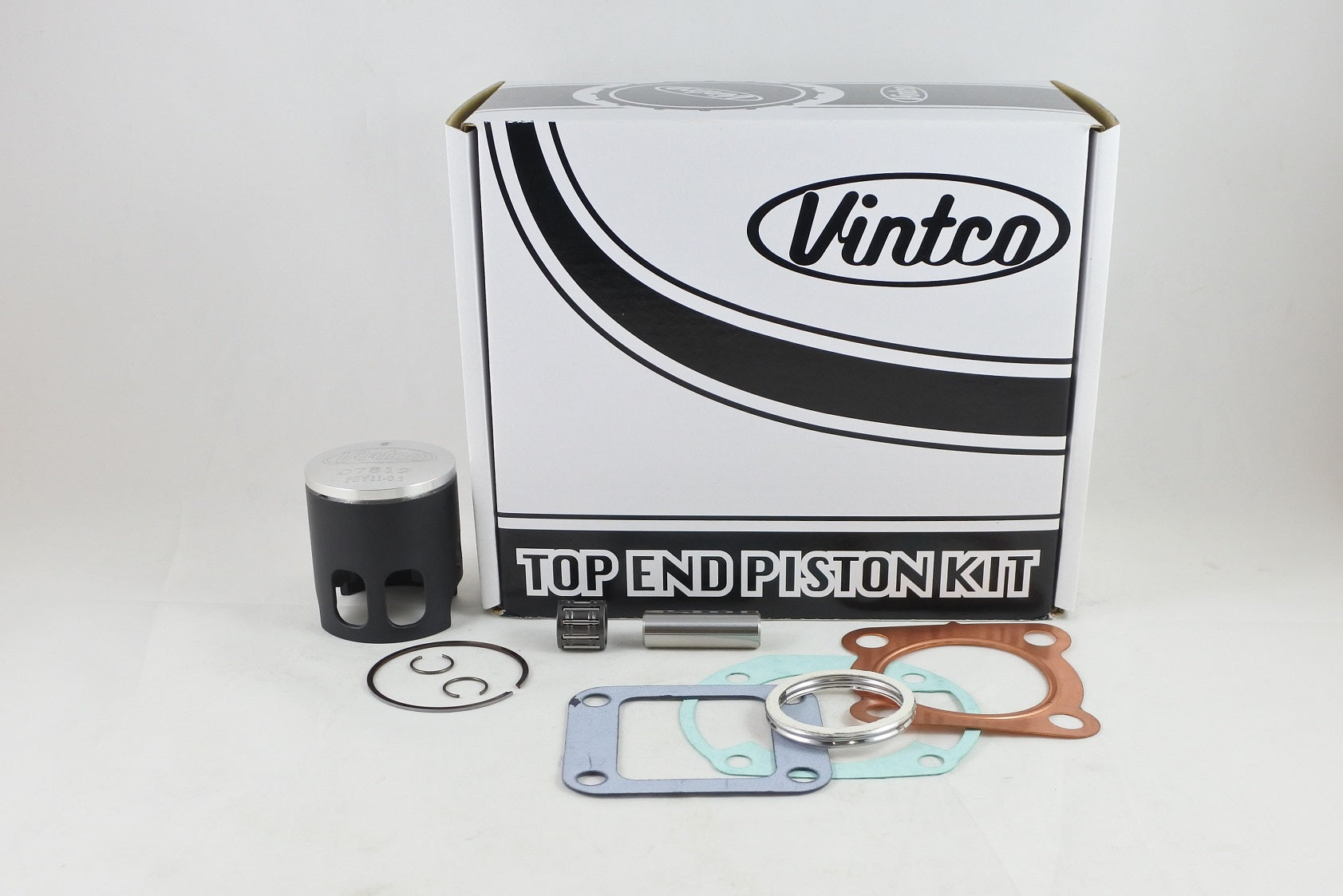 TOP END PISTON KIT 78-79 YAMAHA YZ 80 49.5mm 0.5mm OVER VINTCO KTY23-0.5