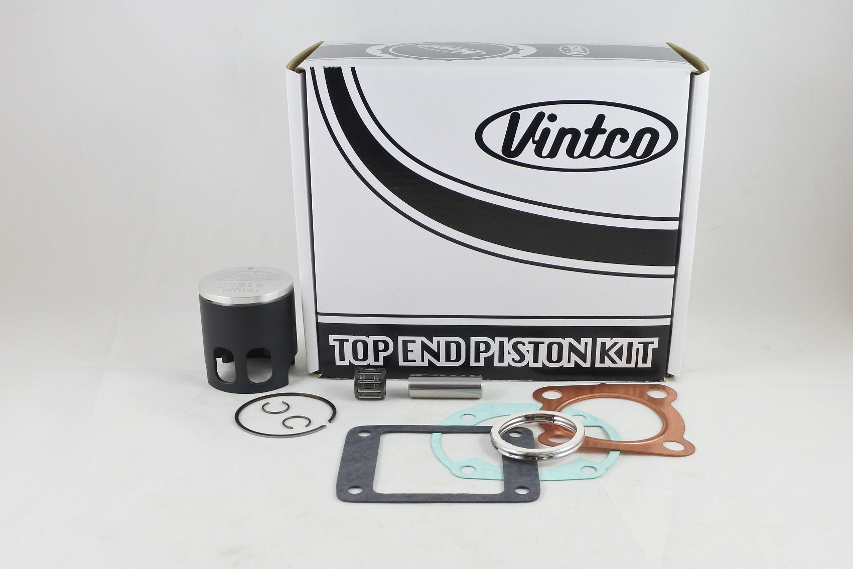 TOP END PISTON KIT 80-80 YAMAHA YZ 80 49.5mm 0.5mm OVER VINTCO KTY24-0.5