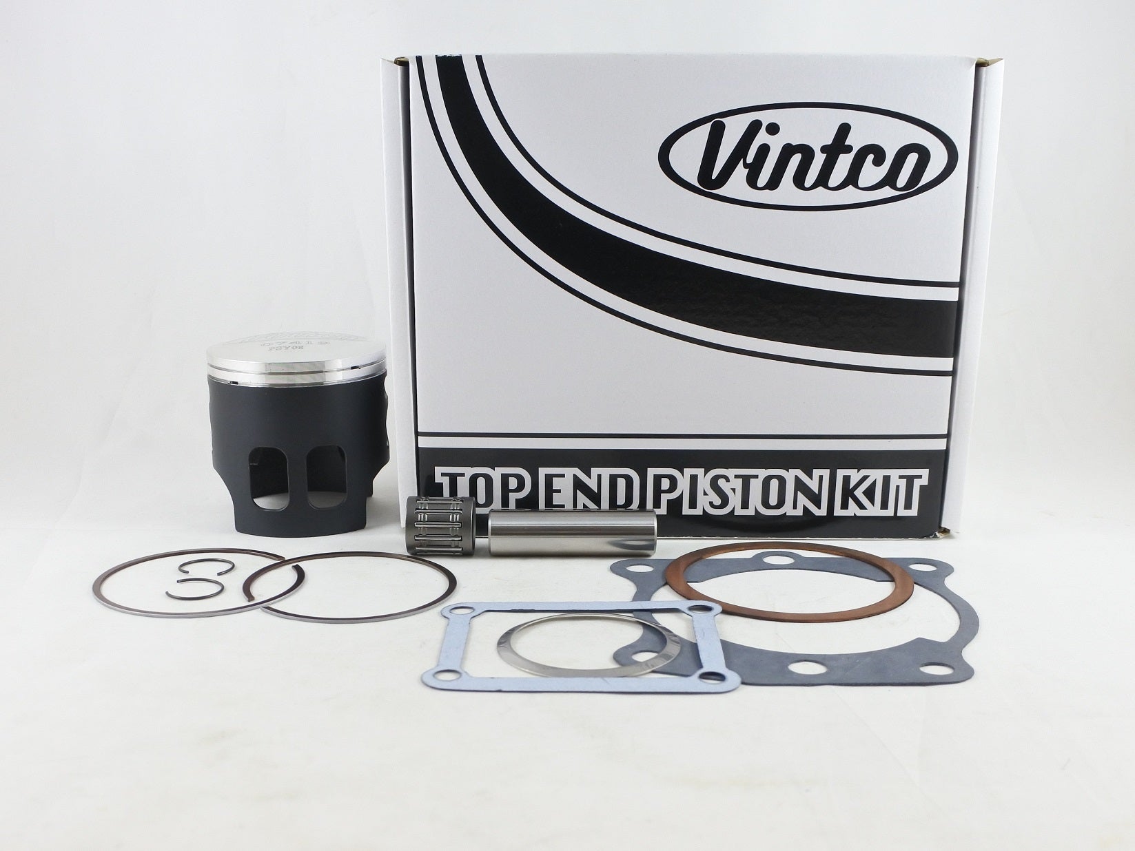 TOP END PISTON KIT 80-81 YAMAHA IT 175 67mm 1.0mm OVER VINTCO KTY28-1.0