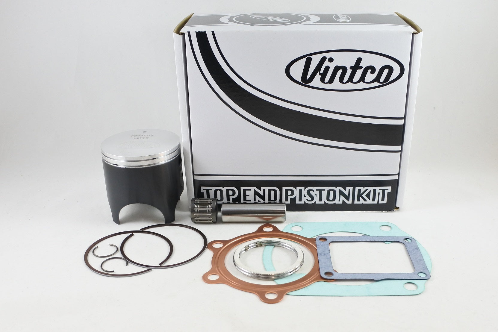 TOP END PISTON KIT 77-79 YAMAHA DT 250 70.5mm 0.5mm OVER VINTCO KTY41-0.5