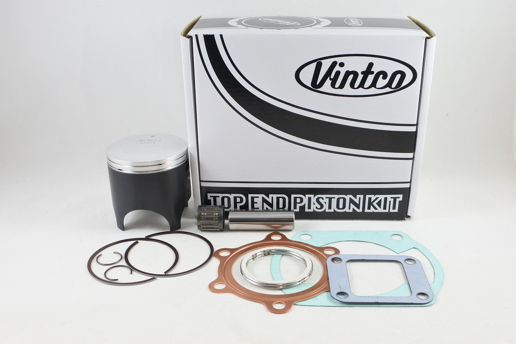 TOP END PISTON KIT 74-77 YAMAHA TY 250 71mm 1.0mm OVER VINTCO KTY42-1.0