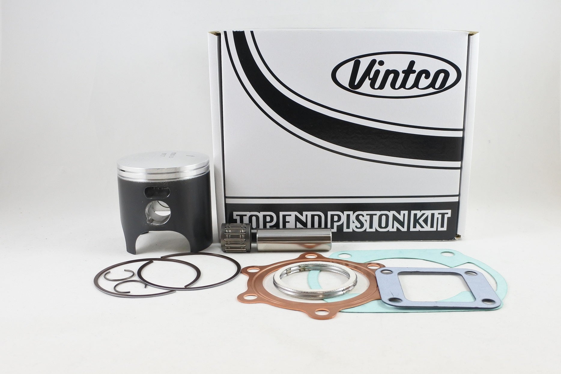 TOP END PISTON KIT 74-77 YAMAHA TY 250 71.5mm OVER VINTCO KTY42-1.5