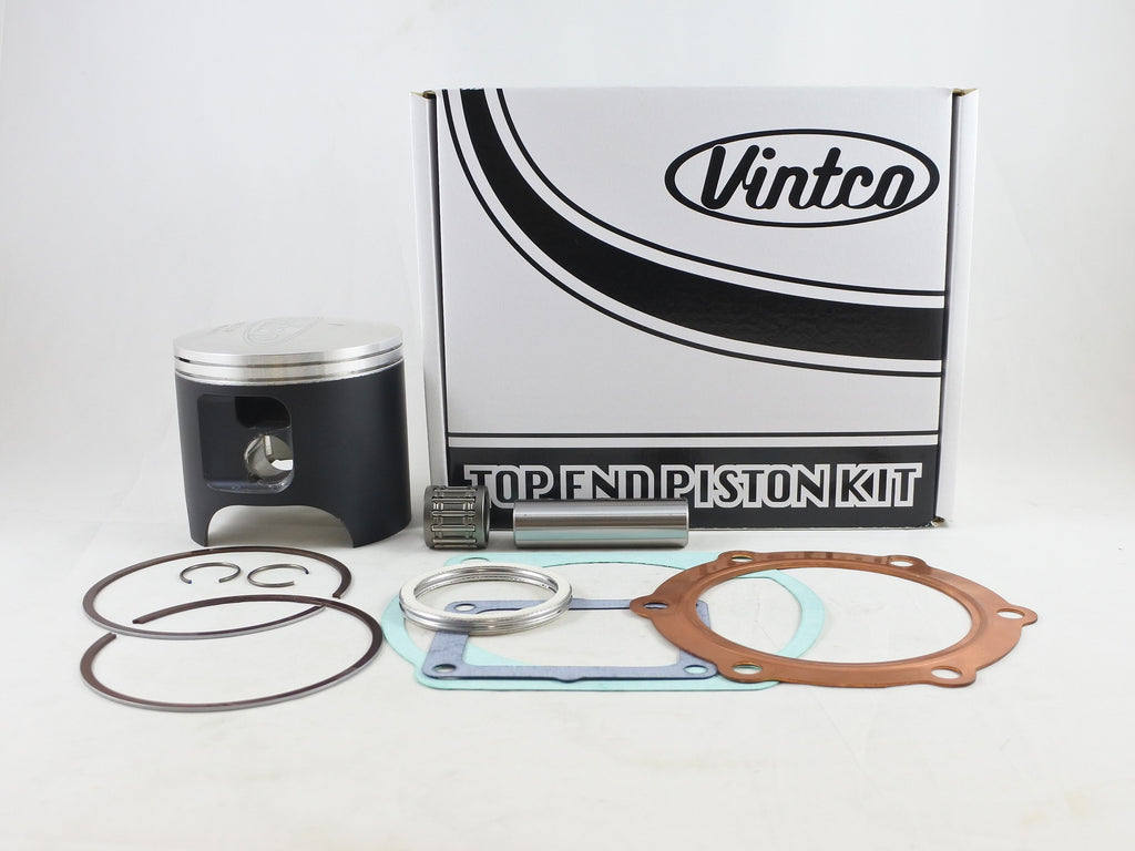 TOP END PISTON KIT 77-77 YAMAHA DT 400 86.5mm 1.5mm OVER VINTCO KTY49-1.5