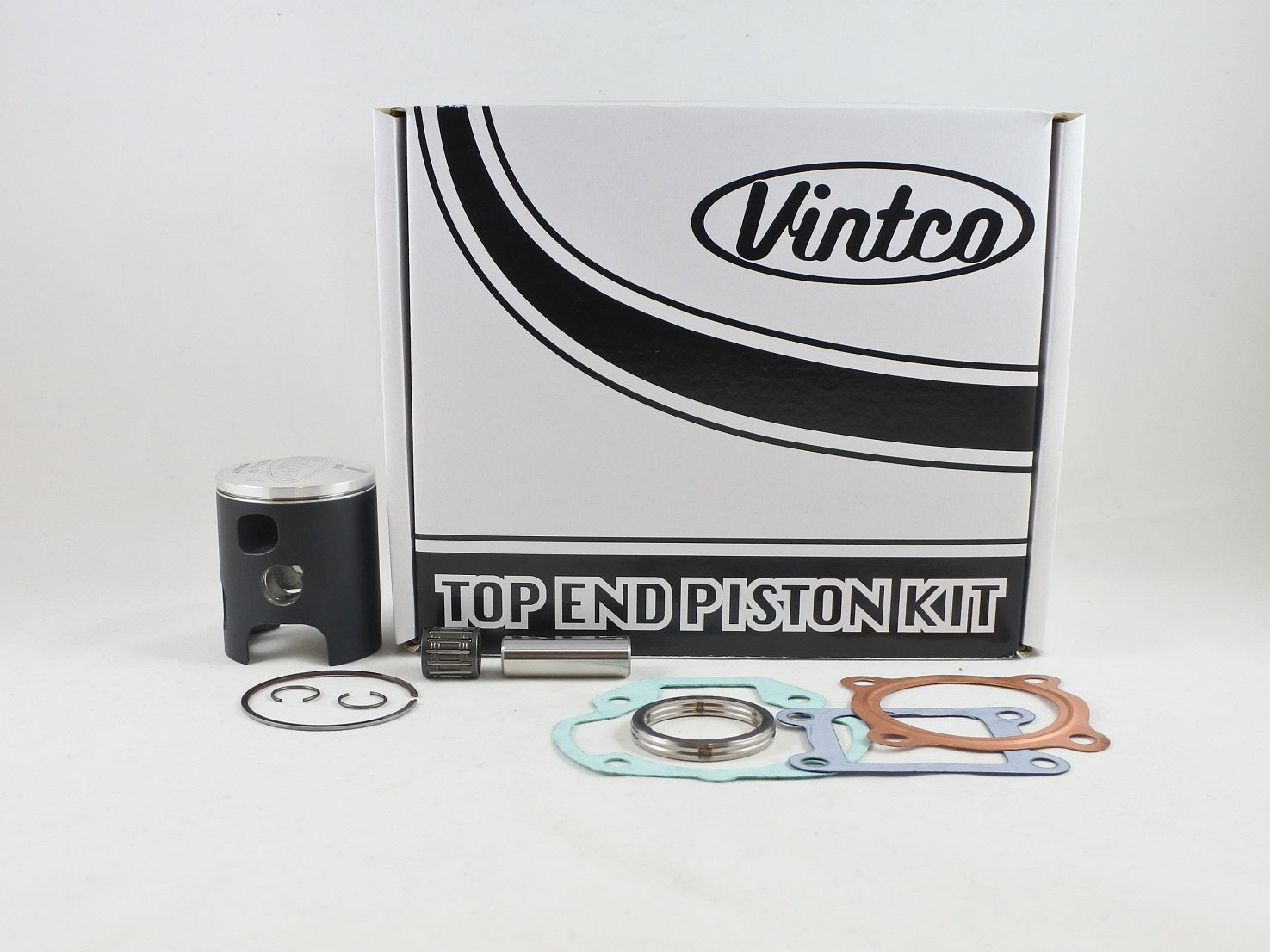 TOP END PISTON KIT 76-76 YAMAHA LB80IIA 47mm STANDARD VINTCO KTY56-00