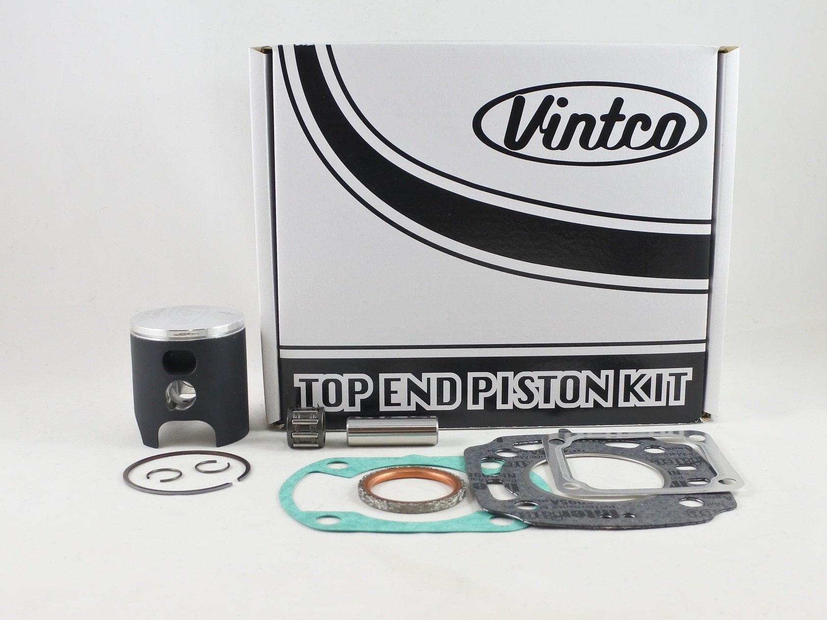 TOP END PISTON KIT 85-86 YAMAHA YZ 80 48.5mm 0.5mm OVER VINTCO KTY60-0.5