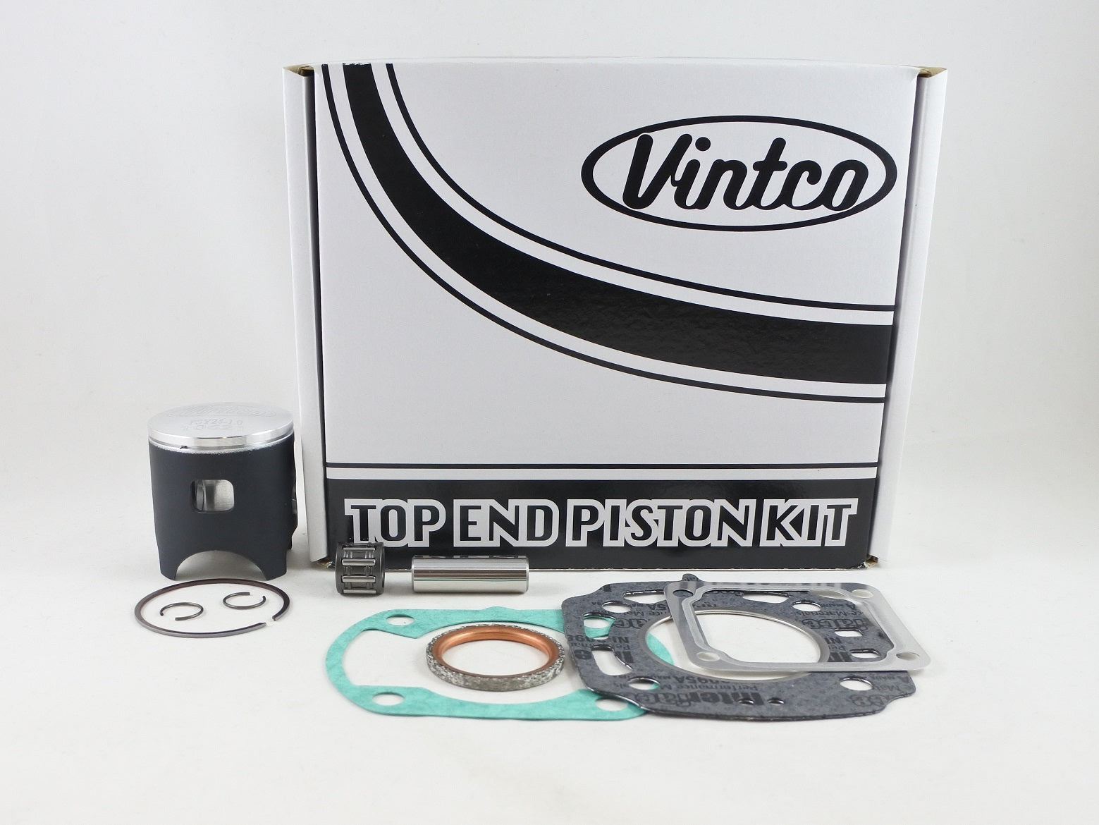 TOP END PISTON KIT 85-86 YAMAHA YZ 80 49mm 1.0mm OVER VINTCO KTY60-1.0