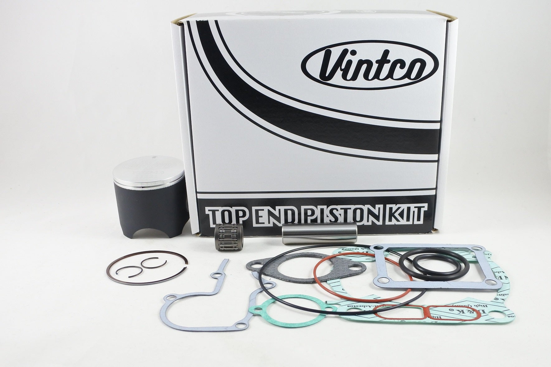TOP END PISTON KIT 86-87 YAMAHA YZ 125 57mm 1.0mm OVER VINTCO KTY66-1.0