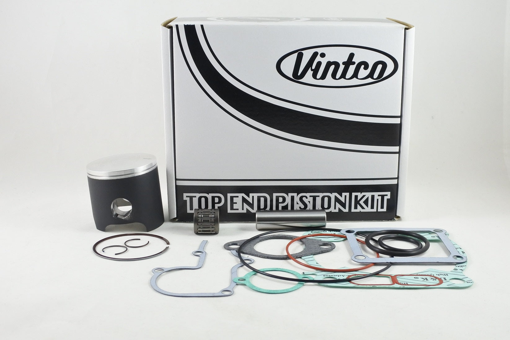 TOP END PISTON KIT 86-87 YAMAHA YZ 125 57.5mm 1.5mm OVER VINTCO KTY66-1.5