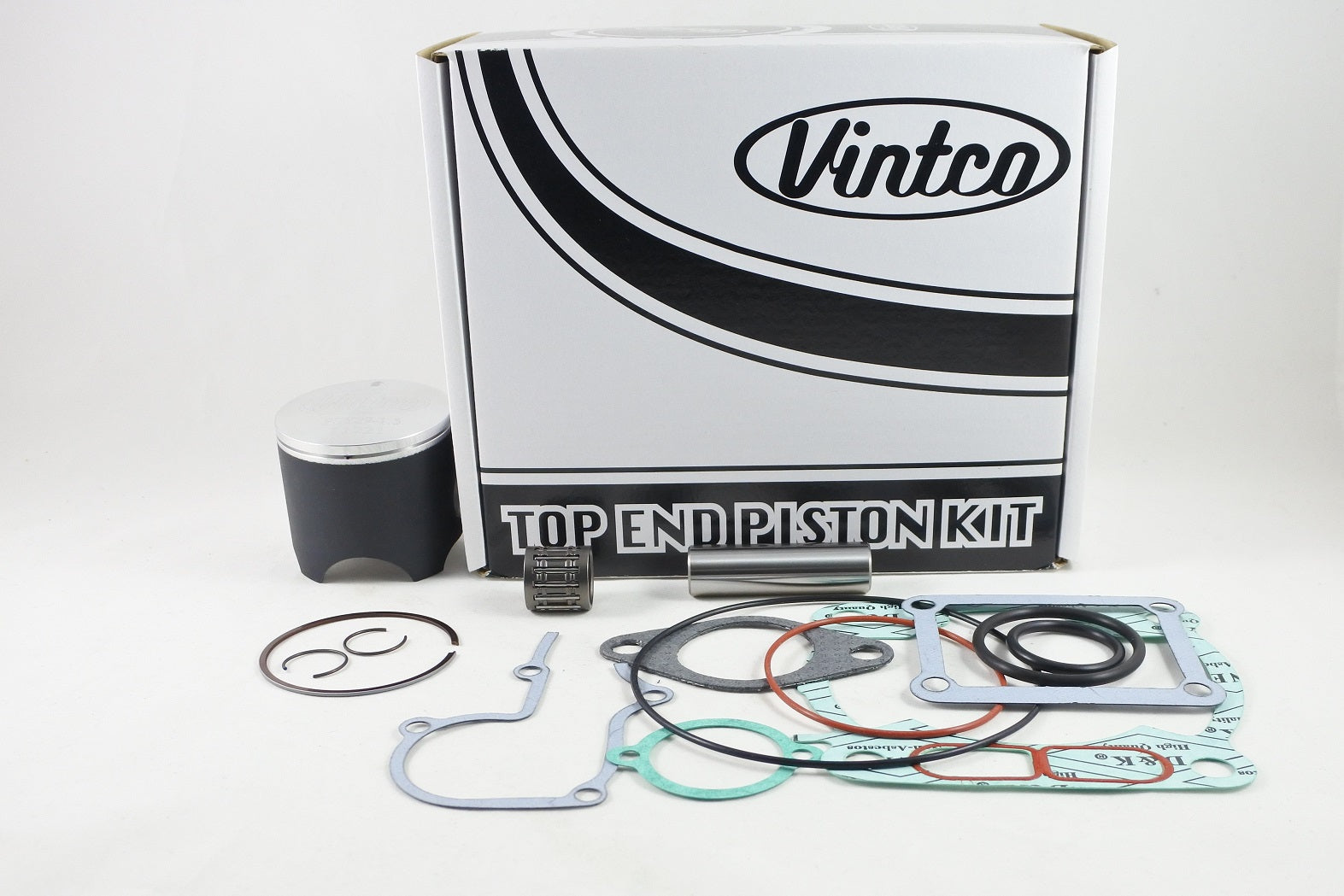 TOP END PISTON KIT 86-87 YAMAHA YZ 125 57.5mm 1.5mm OVER VINTCO KTY66-1.5