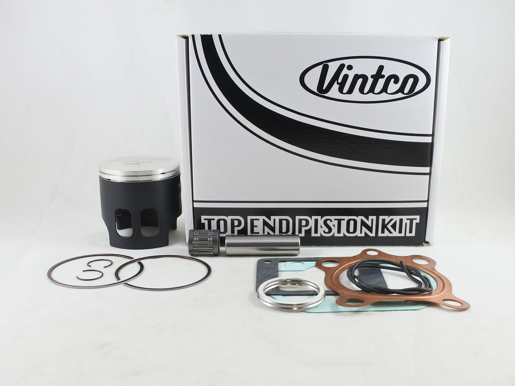 TOP END PISTON KIT 76-76 YAMAHA YZ 175 67.5mm 1.5mm OVER VINTCO KTY68-1.5