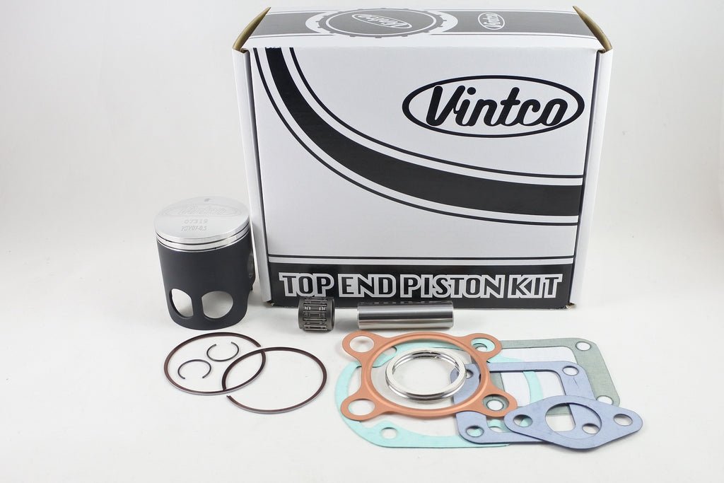 TOP END PISTON KIT 74-75 YAMAHA DT 125 56.5mm 0.5mm OVER VINTCO KTY69-0.5