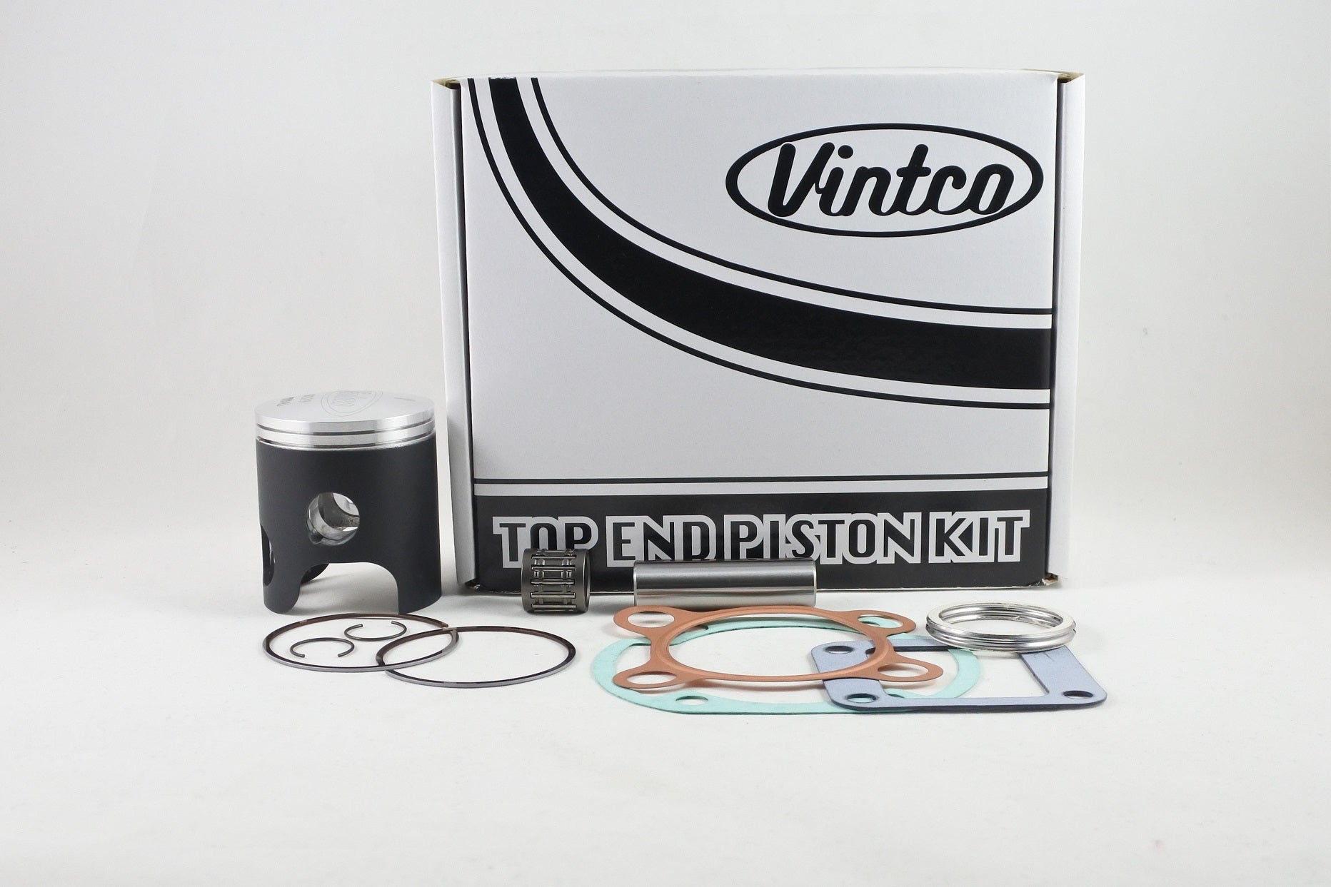 TOP END PISTON KIT 76-76 YAMAHA DT 125 56.5mm +0.5mm OVER VINTCO KTY70-0.5