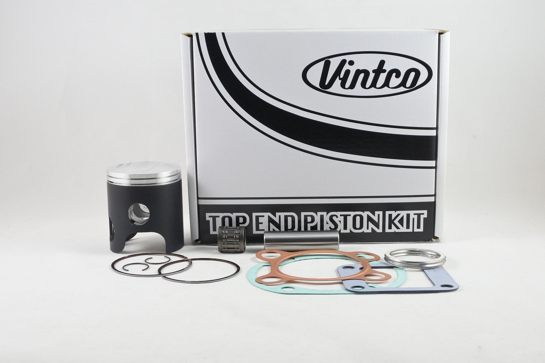 TOP END PISTON KIT 76-76 YAMAHA DT 125 57mm 1mm OVER VINTCO KTY70-1.0