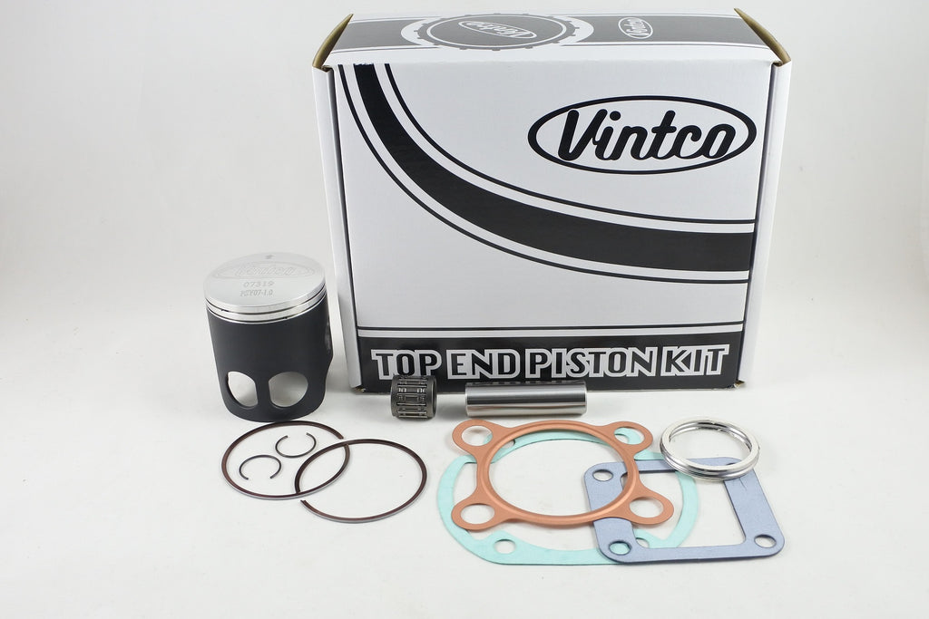 TOP END PISTON KIT 76-76 YAMAHA DT 125 57mm 1mm OVER VINTCO KTY70-1.0