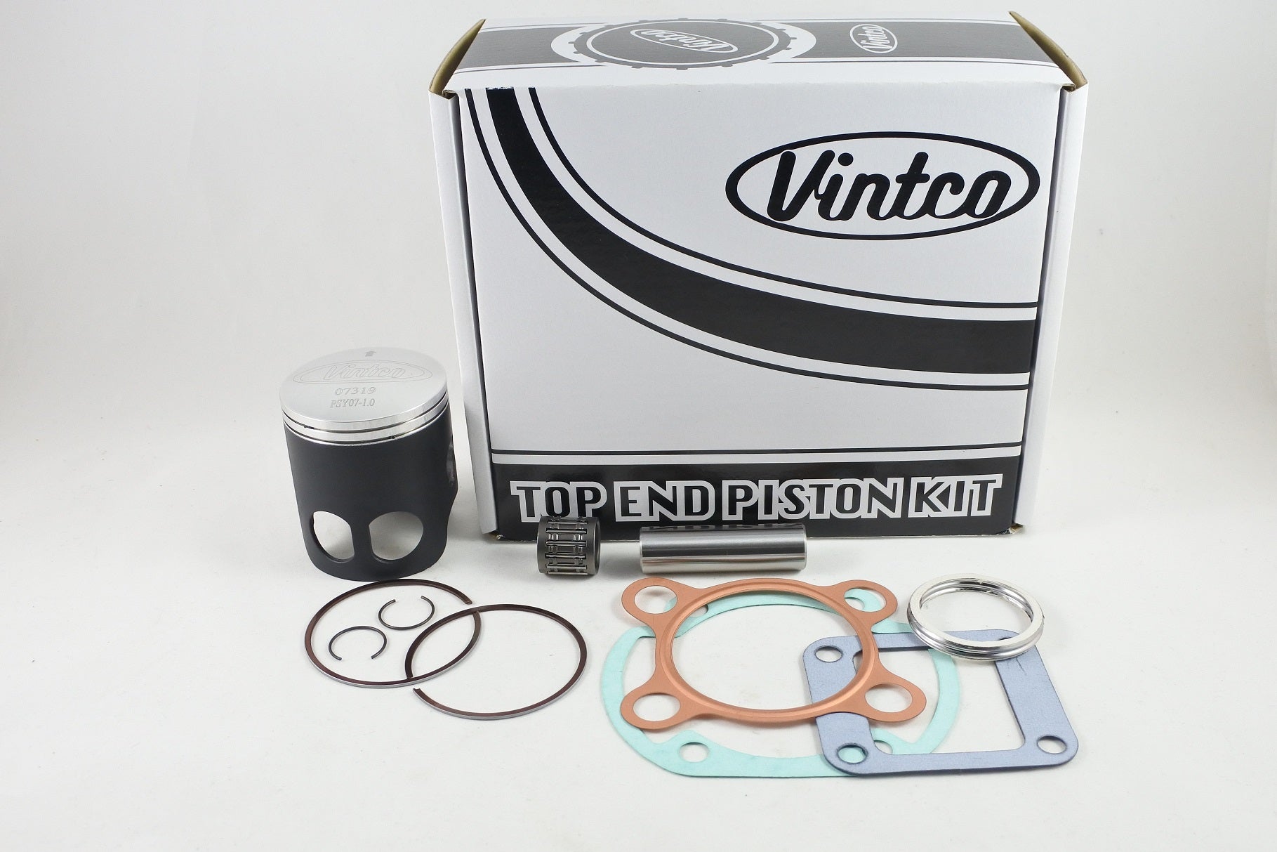 TOP END PISTON KIT 76-76 YAMAHA DT 125 57mm 1mm OVER VINTCO KTY70-1.0