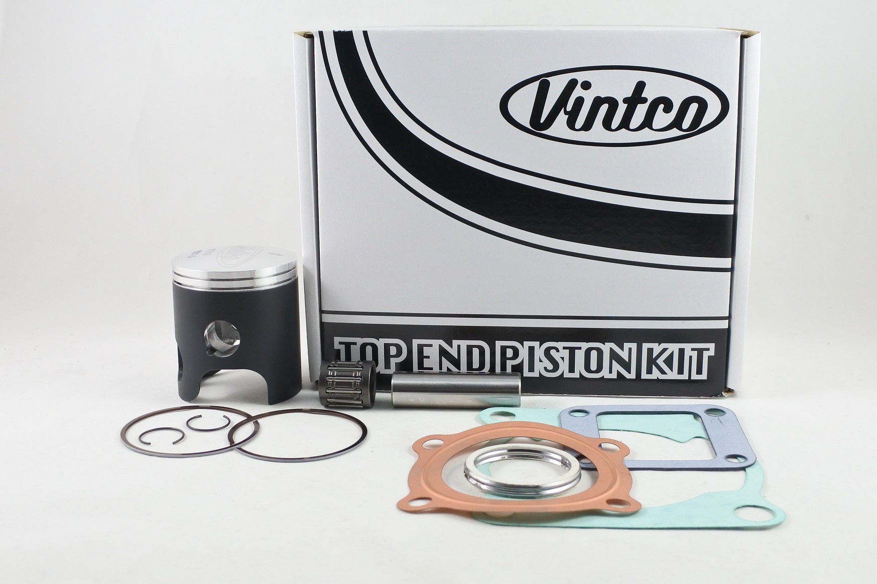 TOP END PISTON KIT 77-81 YAMAHA DT 125 57mm 1.0mm OVER VINTCO KTY71-1.0