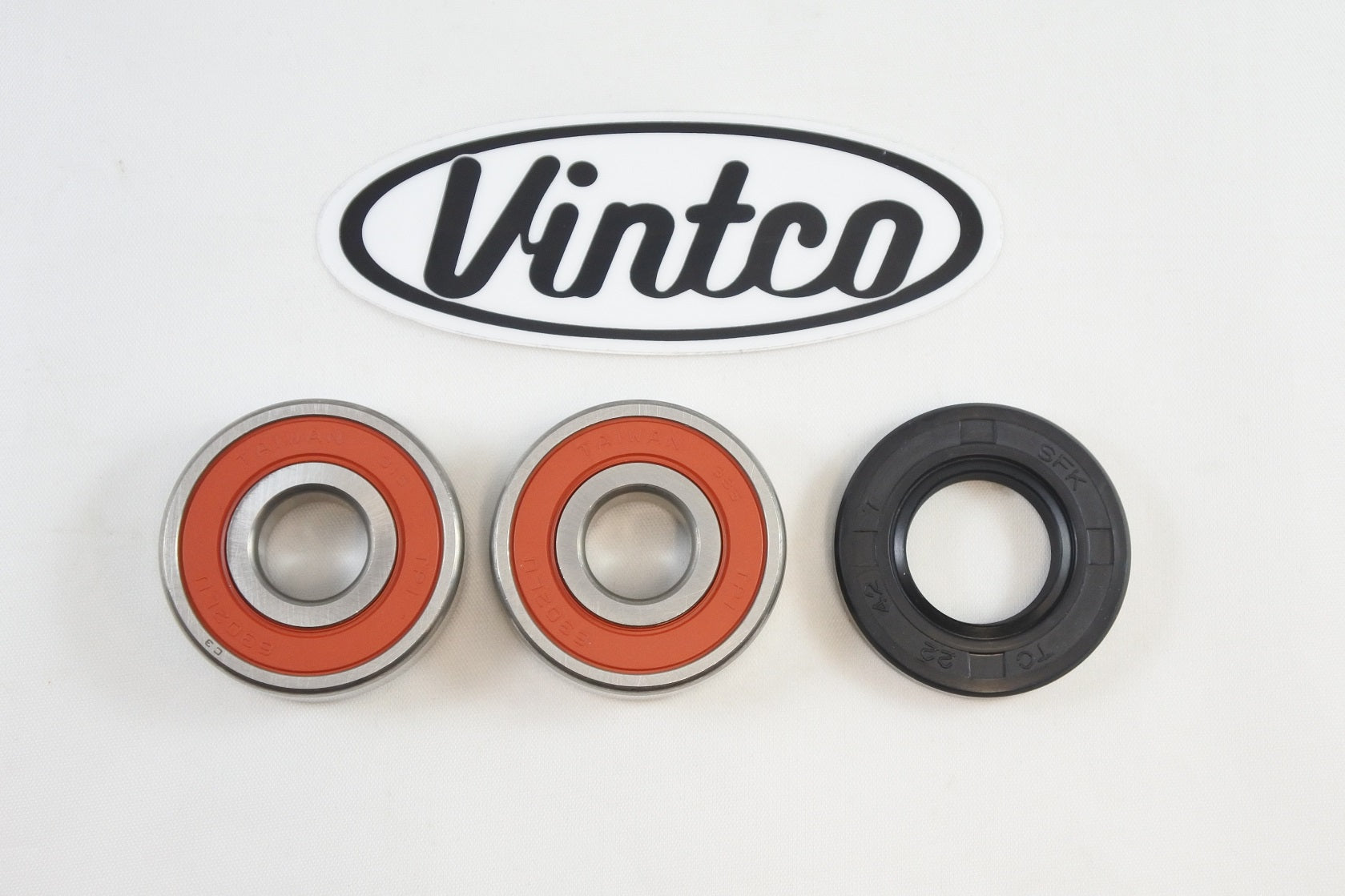 FRONT WHEEL BEARING KIT 74-76 KAWASAKI KX 250 400 VINTCO KWF011