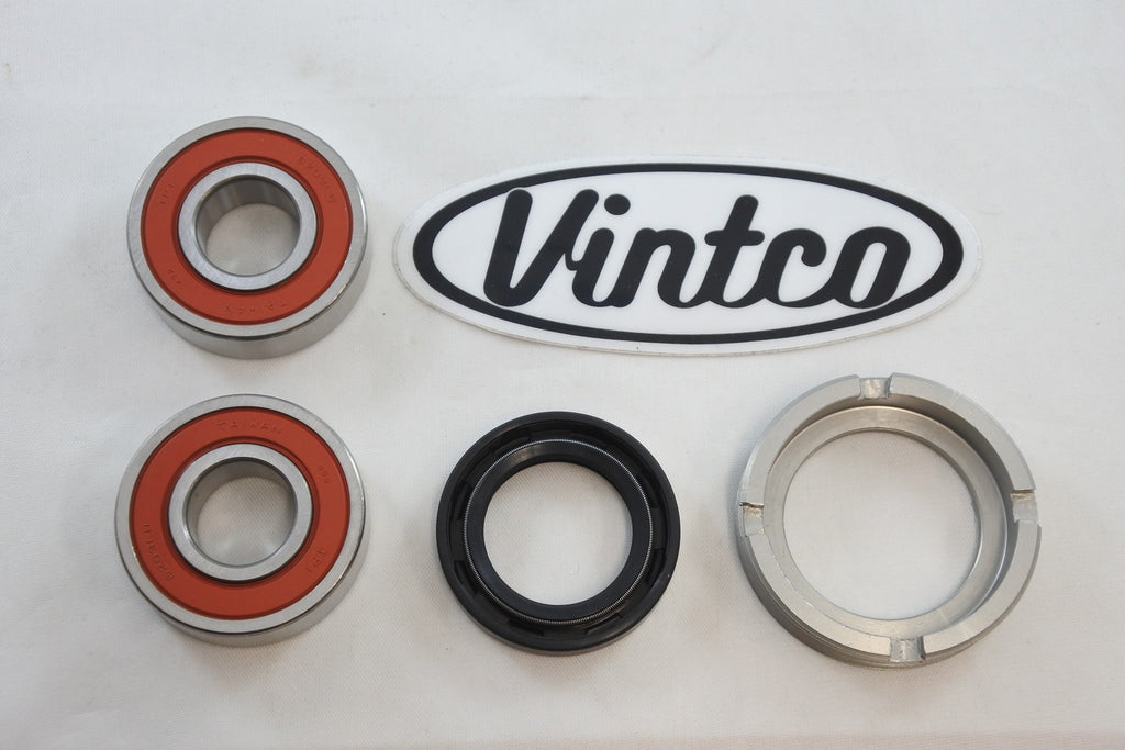 REAR WHEEL BEARING KIT 79-81 HONDA CR 125 RETAINER VINTCO KWR002