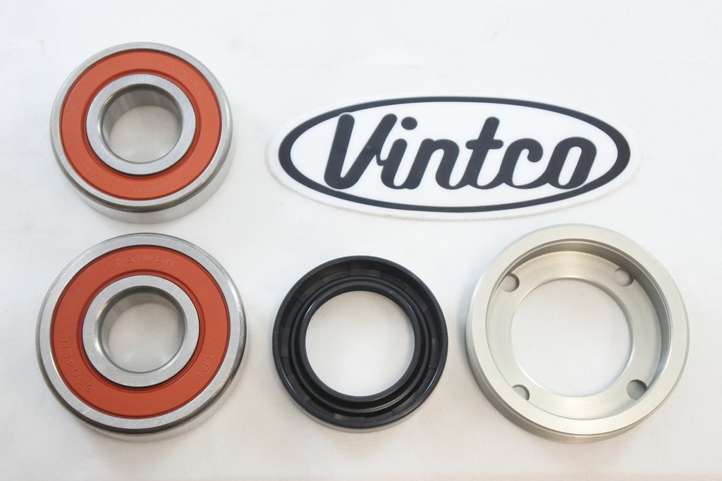 REAR WHEEL BEARING KIT 73-76 HONDA CR MR 250 RETAINER VINTCO KWR003