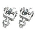 FOOT PEG LINK BRACKETS PAIR CNC ALUMINIUM SILVER SURRON LIGHT BEE X LIGHT BEE S