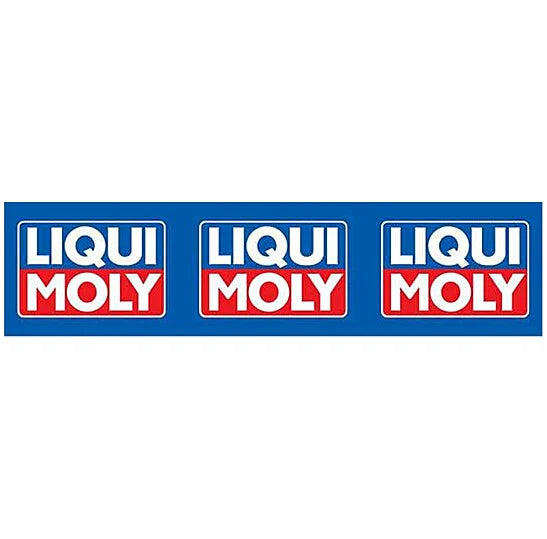 FREE* LIQUI MOLY HORIZONTAL BANNER LOGO 400 X 100 CM
