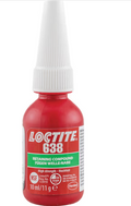 LOCTITE 638 10 ml RETAINING COMPOUND SHAFTS BEARINGS BUSHES SLEEVES HOUSINGS