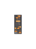 Soft Thermoformed Tray with Tool Assortment, Drawer Size 5 - Beta Tools M55