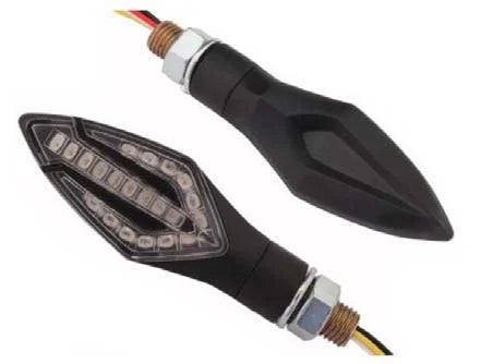 LED INDICATOR TURN SIGNAL BRAKE LIGHT SEQUENTIAL 12V AMBER PSYCHIC MC-01D10