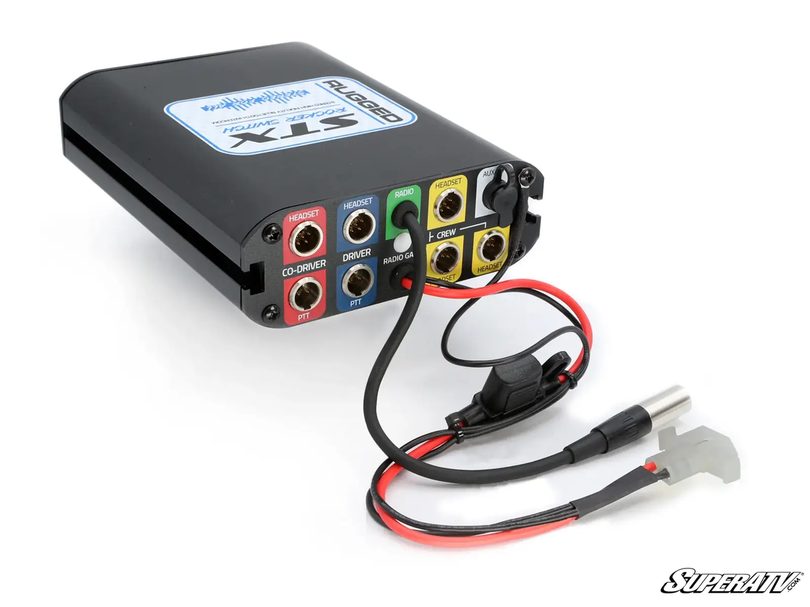 Rugged Radios STX STEREO Complete Master Communication Kit with Intercom and 2-Way Radio