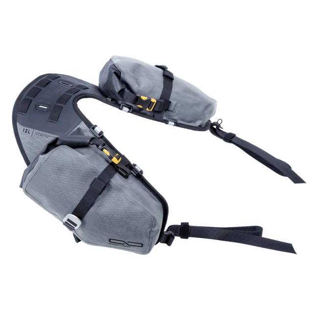 MoJavi Saddlebag Rolltop 12L - Grey - Giant Loop MSB25-RT-G