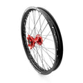 21x1.60 WHEEL HON BK GLOSS/RED, MX-9000 BLACK RIM, RED HUB, SP153.03.80.01.99 GLOSS RIM