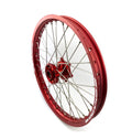 21x1.60 WHEEL FANTIC RED HUB, GLOSS RED RIM, NICKLE NIPPLES