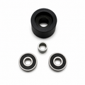 CHAIN ROLLERS (PACK OF 10) 8x32x24 BLACK NYLON 66 LONG LASTING 32mm OD