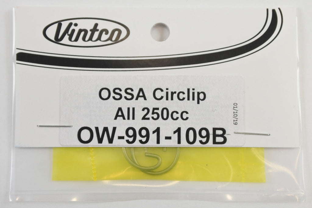 PISTON CIRCLIP KIT 70-78 OSSA ALL MODELS 250 VINTCO OW-991-109B