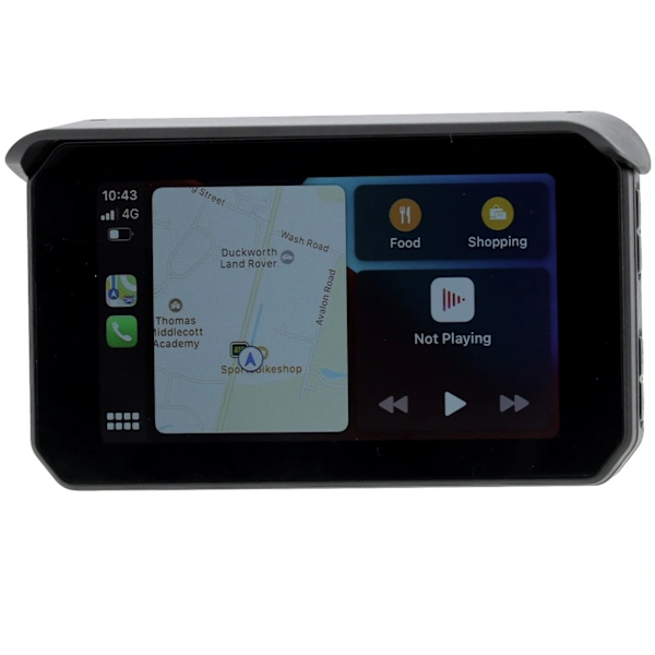 MOTORCYCLE GPS WIRELESS CARPLAY HUD PAMA RIDECAST IPX7 BLUETOOTH 5.0 12V-24V DC