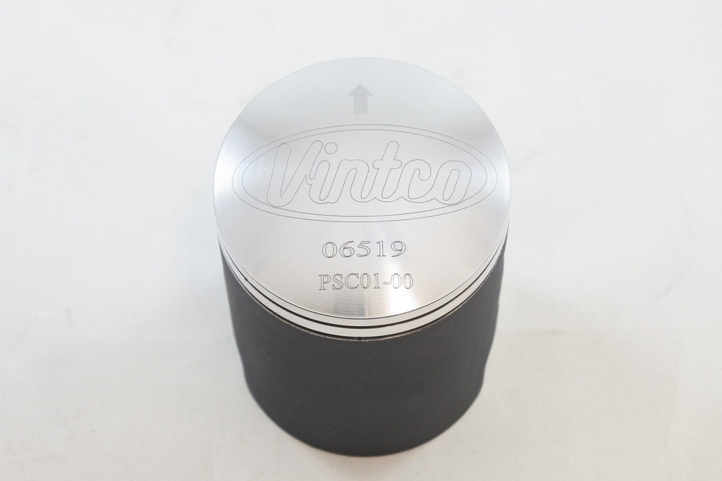 PISTON KIT 72-76 DKW HERCULES MONARK PENTON SACHS 6 SPEED 125 54.0mm STANDARD VINTCO PSC01-00