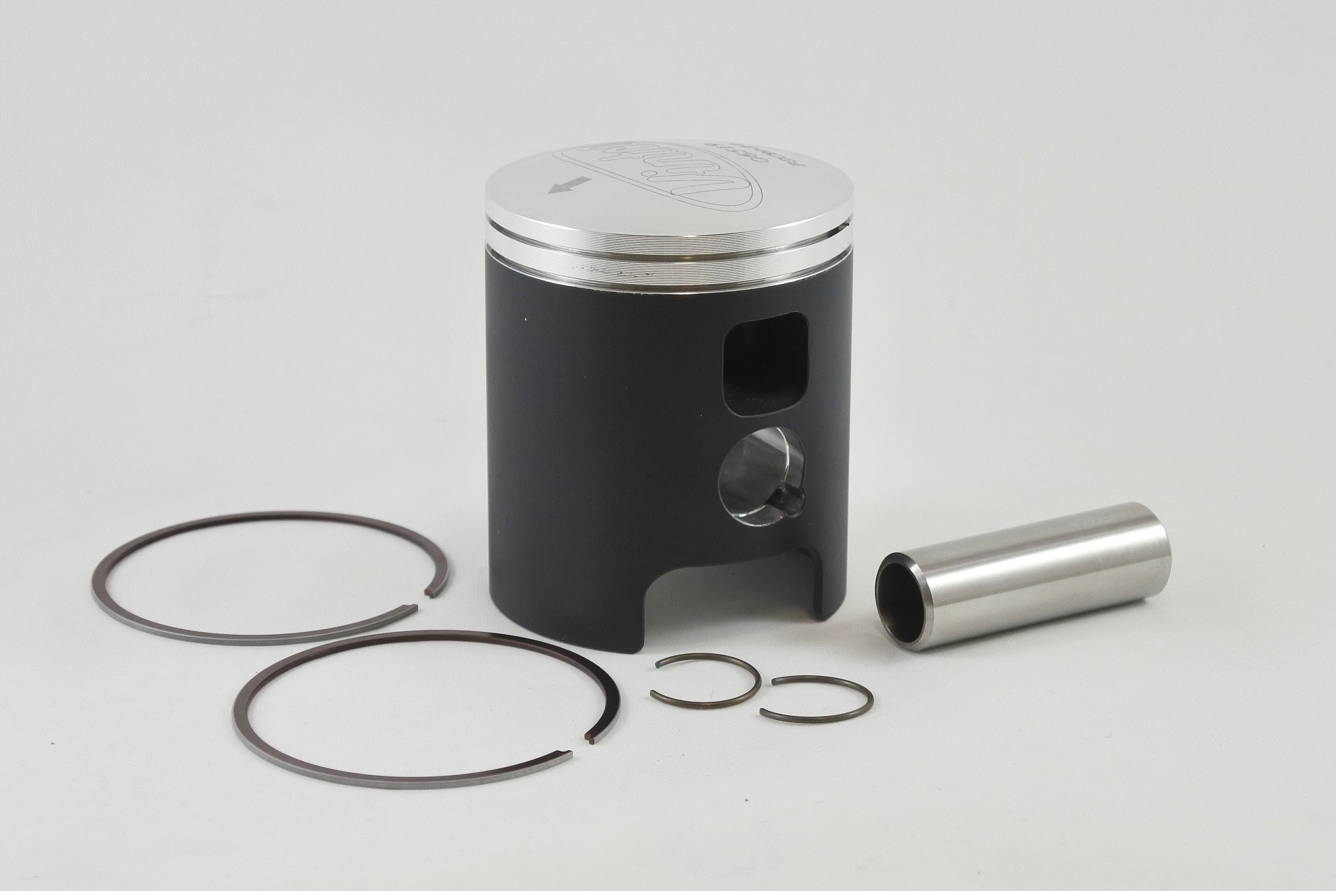 PISTON KIT 72-76 DKW HERCULES MONARK PENTON SACHS 6 SPEED 125 56.0mm 2.0mm OVER VINTCO PSC01-2.0