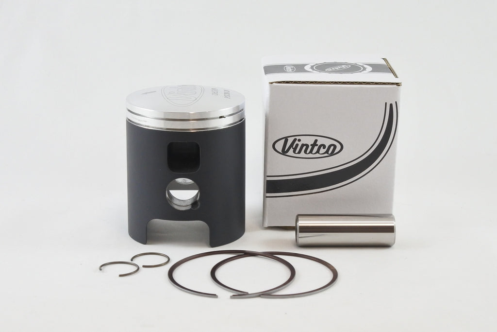 PISTON KIT 72-76 DKW HERCULES MONARK PENTON SACHS 6 SPEED 125 56.0mm 2.0mm OVER VINTCO PSC01-2.0