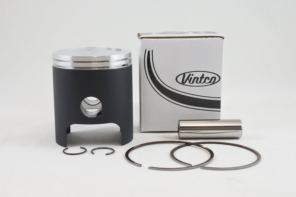 PISTON KIT 74-84 KAWASAKI K D E S 125 56.5mm 0.5mm OVER VINTCO PSK07-0.5