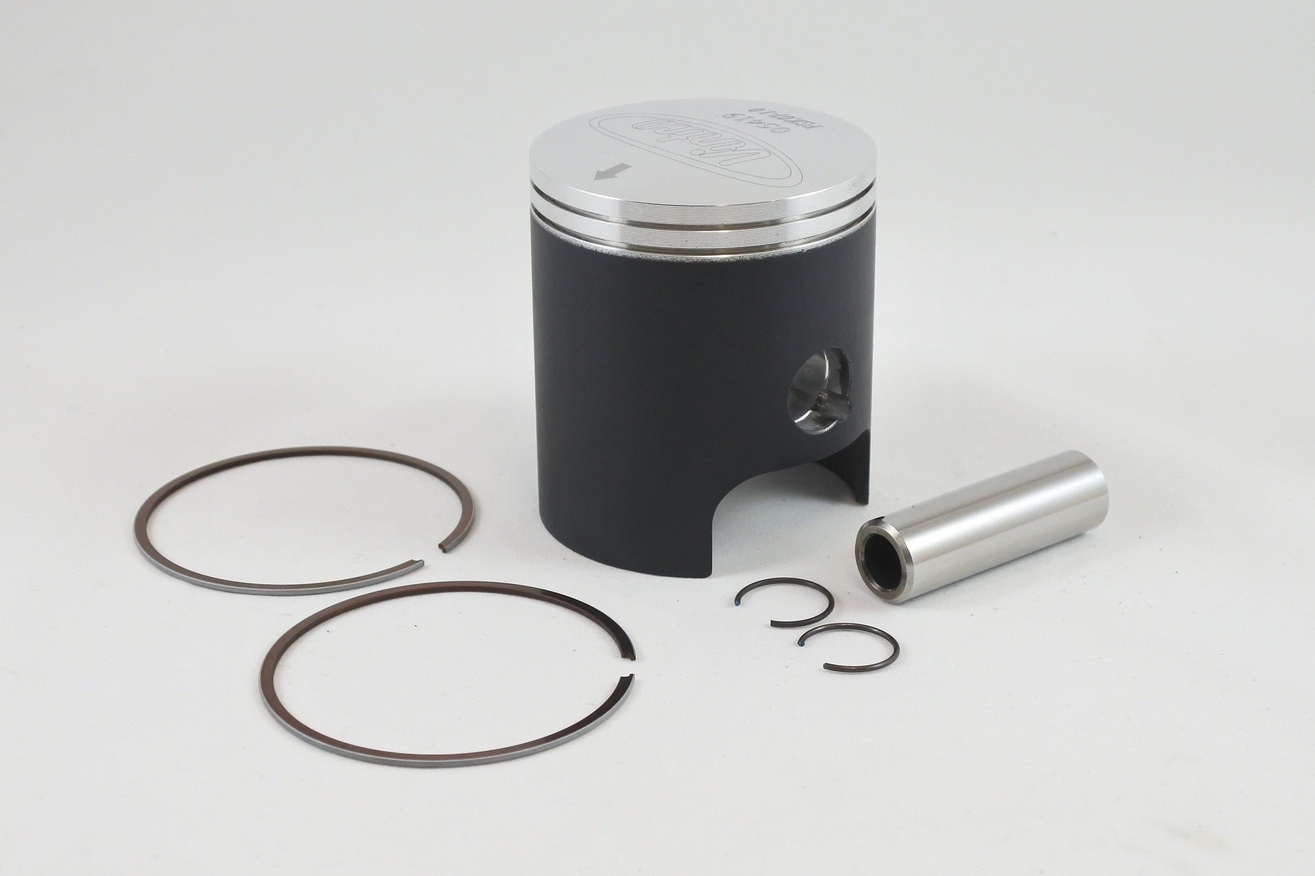 PISTON KIT 74-84 KAWASAKI KD KE KS 125 57.0mm 1.0mm OVER VINTCO PSK07-1.0