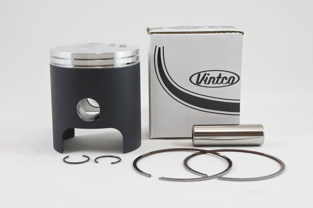 PISTON KIT 74-84 KAWASAKI KD KE KS 125 57.5mm OVER VINTCO PSK07-1.5