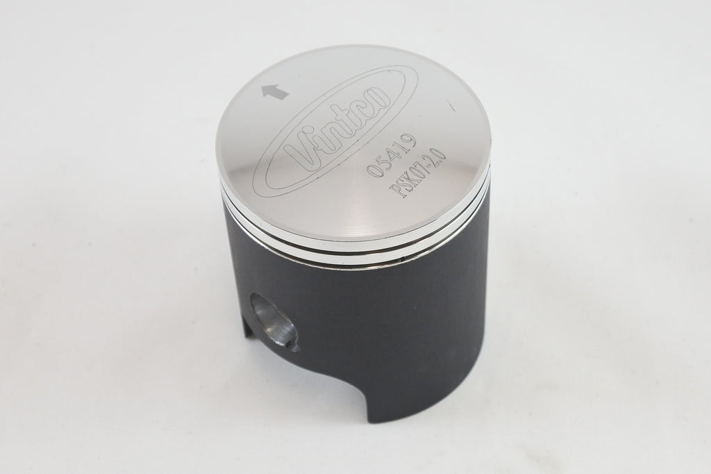 PISTON KIT 74-84 KAWASAKI KD KE KS 125 58.0mm VINTCO PSK07-2.0