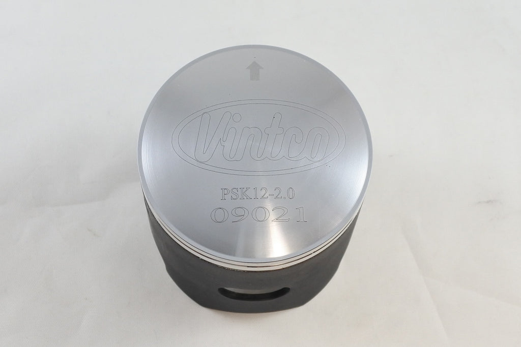 PISTON KIT 86-06 KAWASAKI KDX 200 68mm 2.0mm OVER VINTCO PSK12-2.0