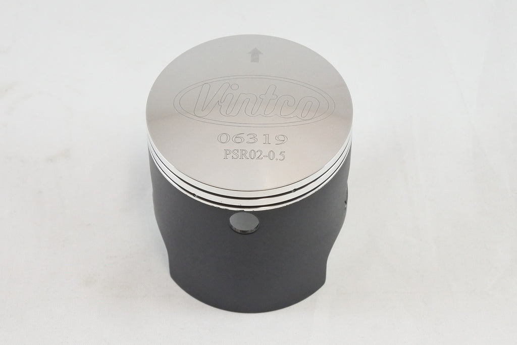 PISTON KIT 74-81 CAN AM SWM MX TNT QUALIFIER 175 62.5mm 0.5mm OVER VINTCO PSR02-0.5